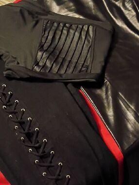 Black Lace-Up, Faux Leather, & Moto Leggin Lot